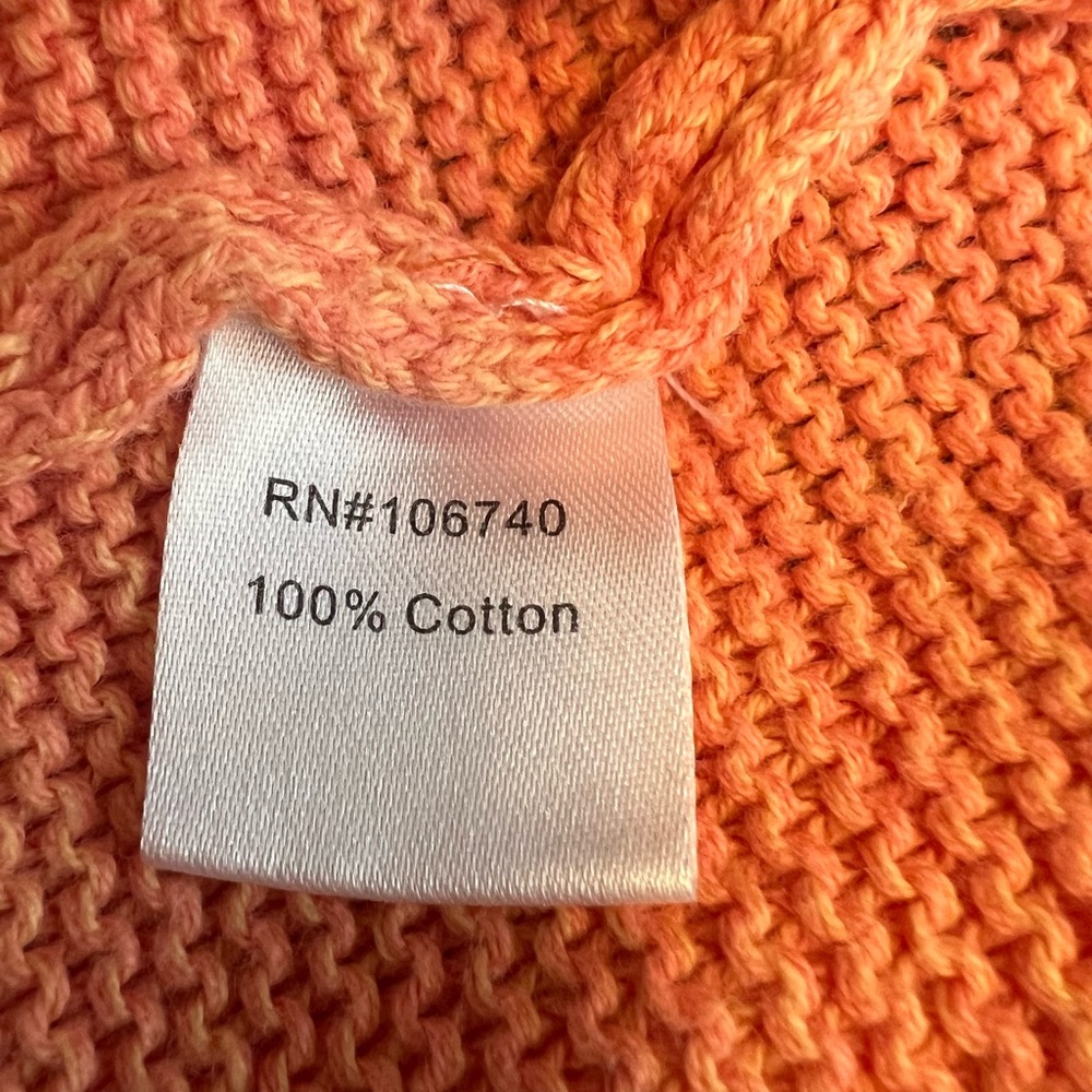 NorthStyle Orange Cotton Cardigan - Picture 6 of 9